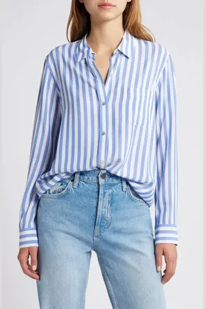 Rails Wren Stripe Button-Up Shirt in at Nordstrom, Size X-Small