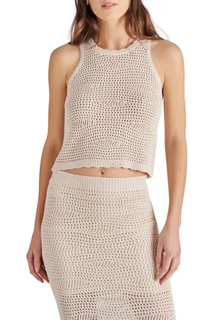 Steve Madden Hannah Open Stitch Sweater Tank in at Nordstrom, Size X-Small