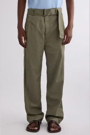 DRIES VAN NOTEN Penson Straight Leg Belted Pants in at Nordstrom, Size 30 Us