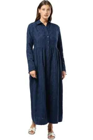 ONIA Air Linen Maxi Shirtdress in at Nordstrom, Size X-Small