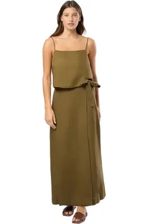 ONIA Air Linen Maxi Wrap Skirt in at Nordstrom, Size X-Small