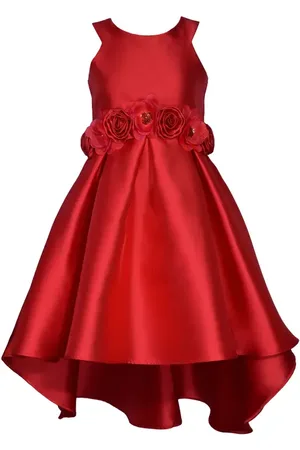 Iris & Ivy Mikado High Low Party Dreswith Flower in at Nordstrom, Size 14
