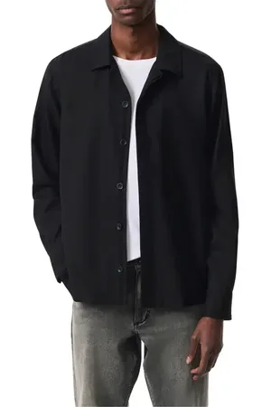 RAG&BONE Hyde Wool Blend Piqu?? Button-Up Shirt Jacket in at Nordstrom, Size Large