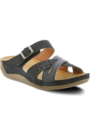 Flexus by Spring Step Denia Slide Sandal in at Nordstrom, Size 5.5-6Us