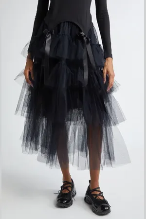 Simone Rocha Tiered Tulle Tutu Midi Skirt in at Nordstrom, Size 8