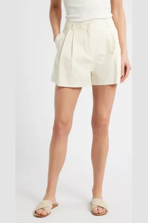 Solid The Oceane High Waist Cotton Blend Shorts in at Nordstrom, Size X-Small
