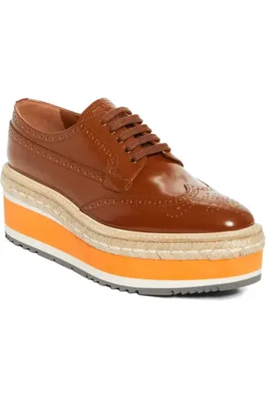Prada Re-Edition 2011 Platform Wingtip Oxford in at Nordstrom, Size 9Us