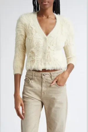 R13 Faux Fur Balloon Cardigan in at Nordstrom, Size X-Small