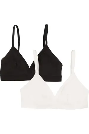 Felina Assorted 2-Pack Stretch Cotton Bralettes in at Nordstrom, Size X-Large