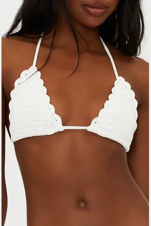 Beach Riot Winona Scalloped Bikini Top in at Nordstrom, Size Large