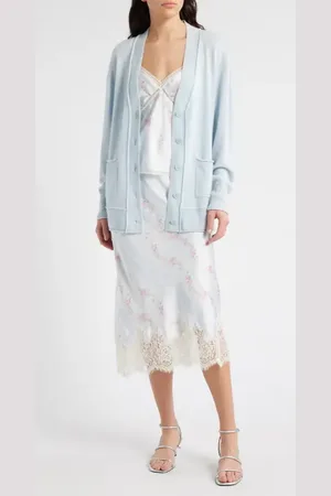 LOVESHACKFANCY Applene Cashmere Cardigan in at Nordstrom, Size X-Small