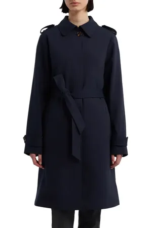 Hunter Stella Gab Tie Waist Trench Coat in at Nordstrom, Size X-Large