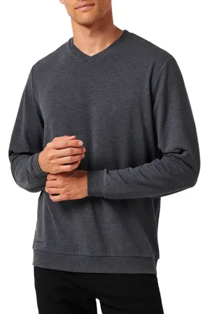 Travis Mathew Amenities V-Neck Sweatshirt in at Nordstrom, Size Large