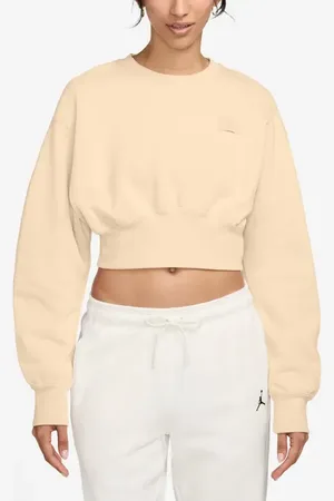 Jordan Flight Fleece Crop Sweatshirt in at Nordstrom, Size X-Small