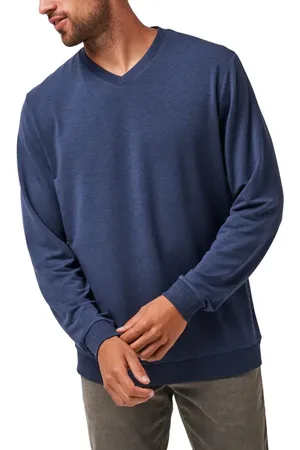 Travis Mathew Amenities V-Neck Sweatshirt in at Nordstrom, Size Medium