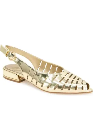 Kenneth Cole Calabra Slingback Peep Toe Flat in at Nordstrom, Size 7