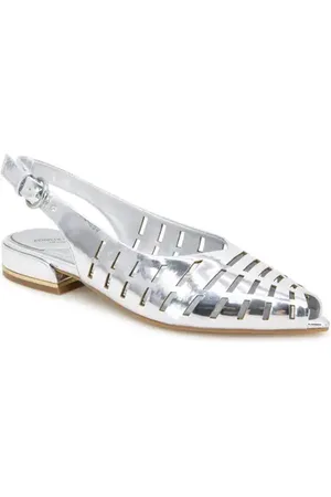 Kenneth Cole Calabra Slingback Peep Toe Flat in at Nordstrom, Size 7