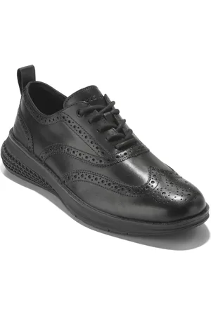 Cole Haan Original Grand Energyweave Wingtip Oxford in Black /Black /Black at Nordstrom, Size 9