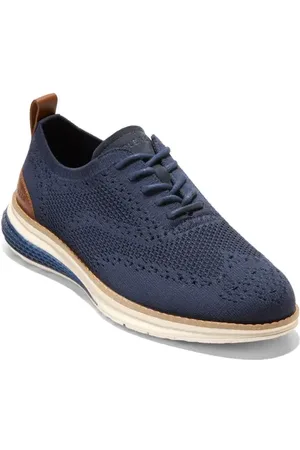 Cole Haan Original Grand Energyweave Stitchlite??? Oxford in Navy Blazer /Ivory /Natural at Nordstrom, Size 10