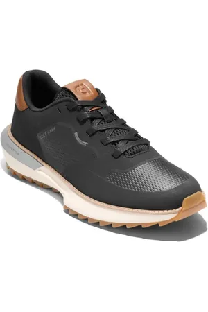 Cole Haan GrandPro Ashland II Golf Sneaker in Black /New Caramel /Ivory at Nordstrom, Size 11.5