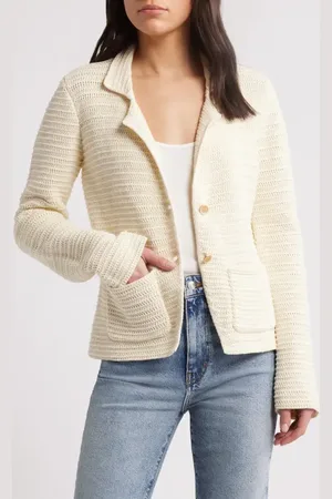 Frame The Crochet Blazer in at Nordstrom, Size Medium