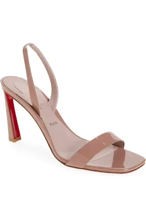 Christian Louboutin Condora Patent Leather Slingback Sandal in at Nordstrom, Size 8.5Us