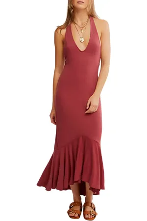 Free People Alix Halter Midi Dress in at Nordstrom, Size Medium