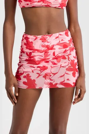 Hutch Tawnie Skirted Bikini Bottoms in at Nordstrom, Size Small