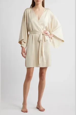 Open Edit Get Ready with Me Satin Robe in at Nordstrom, Size Xx-Large