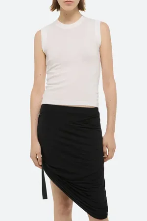 Helmut Lang Muscle Cotton & Modal Baby Tank in at Nordstrom, Size Xx-Small