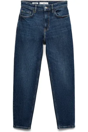 MANGO Comfort High Waist Straight Leg Jeans in at Nordstrom, Size 16