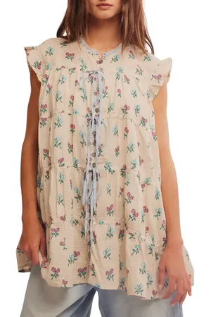 Free People Sundown Print Tunic Dress in at Nordstrom, Size X-Small