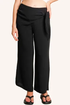 Nom Maternity Easy Wrap Wide Leg Maternity Pants in at Nordstrom, Size Medium