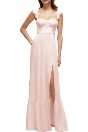 Dessy Collection Bustier Maxi Dress in at Nordstrom, Size 2
