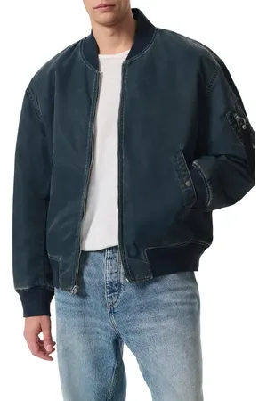 RAG&BONE Manston Nylon Bomber Jacket in at Nordstrom, Size Large