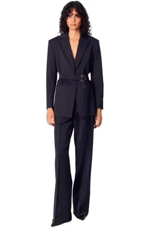 Maje Suit jacket with pleated back in at Nordstrom, Size 40 Eu