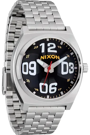 Nixon The Time Teller Fisheye Bracelet Watch, 37mm in Fisheye /Silver /Black at Nordstrom