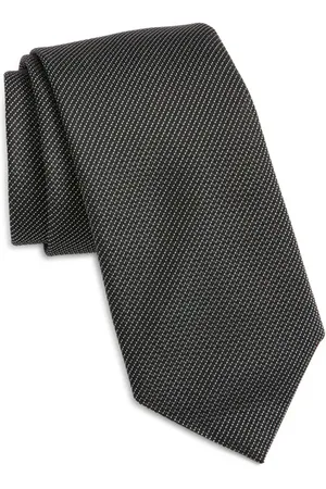 HUGO BOSS Diagonal Stripe Jacquard Silk Blend Tie in at Nordstrom