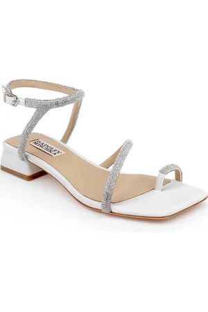 Badgley Mischka Dakotah Ankle Strap Toe Loop Sandal in at Nordstrom, Size 10