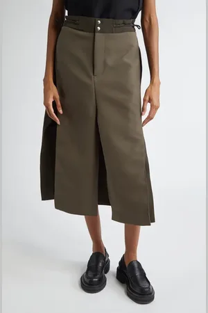 SACAI Matelass?? Twill Mixed Media Pants in at Nordstrom, Size 1