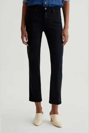 AG Mari Mid Rise Slim Straight Leg Crop Jeans in at Nordstrom, Size 24