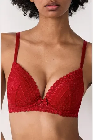 Etam Panama Underwire Plunge Push-Up Bra in at Nordstrom, Size 34B