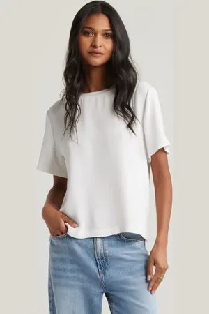 Open Edit Matte Satin Tee in at Nordstrom, Size Large