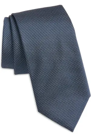HUGO BOSS Diagonal Stripe Jacquard Silk Blend Tie in at Nordstrom