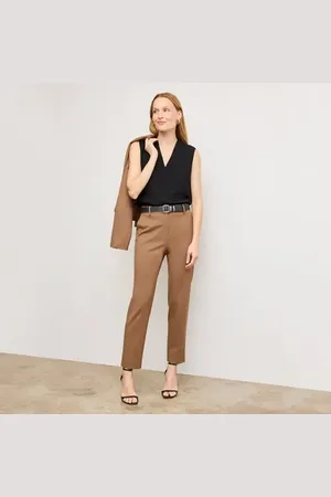 M.M.LaFleur Mejia Pant - Washable Wool Twill in at Nordstrom, Size 20