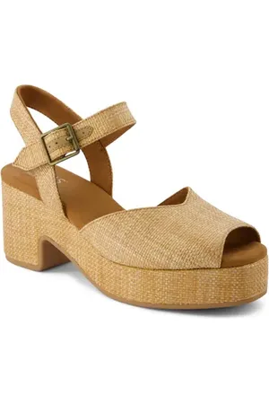 TOMS Isla Peep Toe Sandal in at Nordstrom, Size 5.5