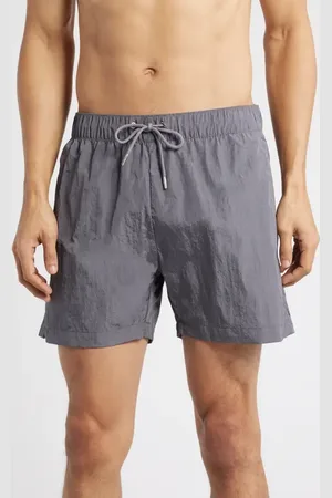 Open Edit Crinkled Nylon Swim Trunks in at Nordstrom, Size X-Large