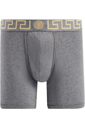 VERSACE Greek Key Jersey Boxer Briefs in at Nordstrom, Size 7