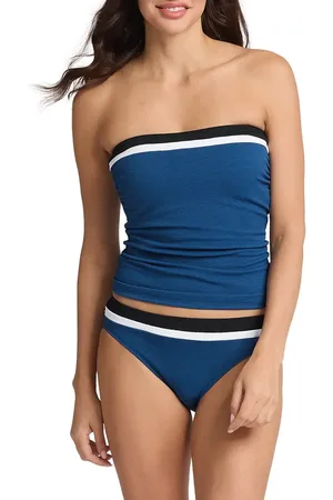 Tommy Bahama Island Cays Colorblock Bandini Swim Top in at Nordstrom, Size Medium