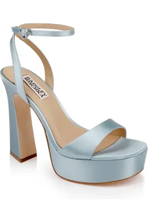 Badgley Mischka Caia Ankle Strap Platform Sandal in at Nordstrom, Size 9